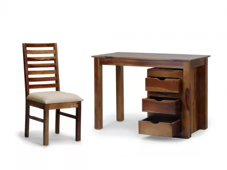 Alexa Study Table with Wooden Chair